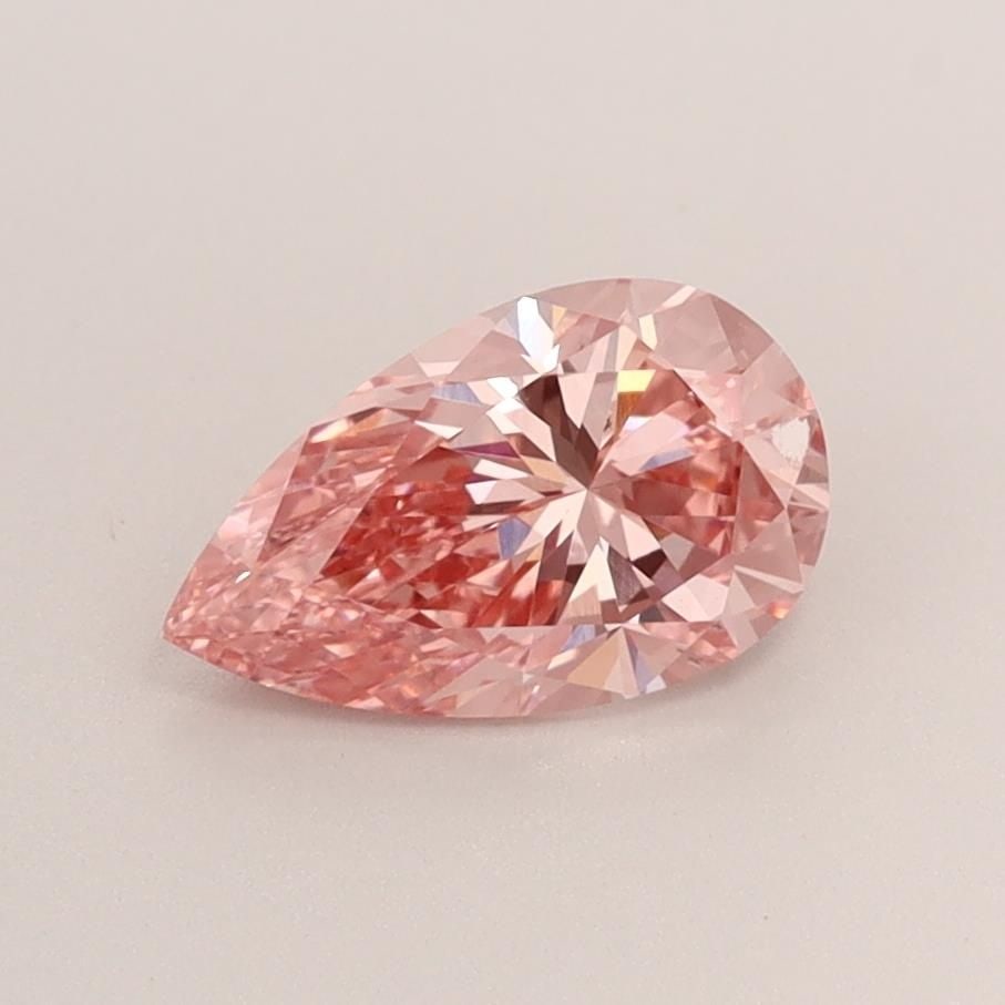 Loose Lab Diamond IGI Pear 1.01ct Fancy Vivid Pink VS2: Loose Lab Diamond IGI Pear 1.01ct Fancy Vivid Pink VS2 The Loose Lab Diamond IGI Pear weighs 1.01ct with a fancy vivid pink color and VS2 clarity, featuring excellent polish and symmetry, certified by
