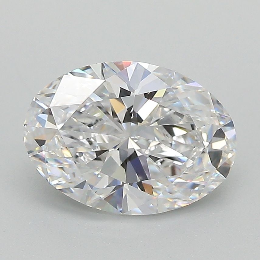 Loose Lab Diamond IGI Oval 1.9ct D VS2: Loose Lab Diamond IGI Oval 1.9ct D VS2 IGI-certified loose lab-grown diamond weighing 1.9ct, color D, clarity VS2, with excellent polish and symmetry; dimensions are 9.95L x 7.06W x 4.36H mm. Item