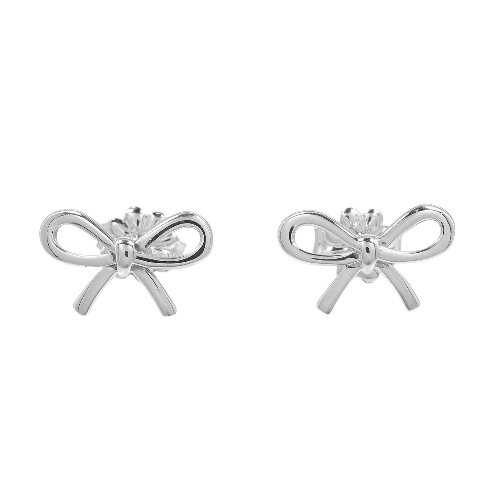 Silver 925 Tiffany Stud Earrings (1 of 8)