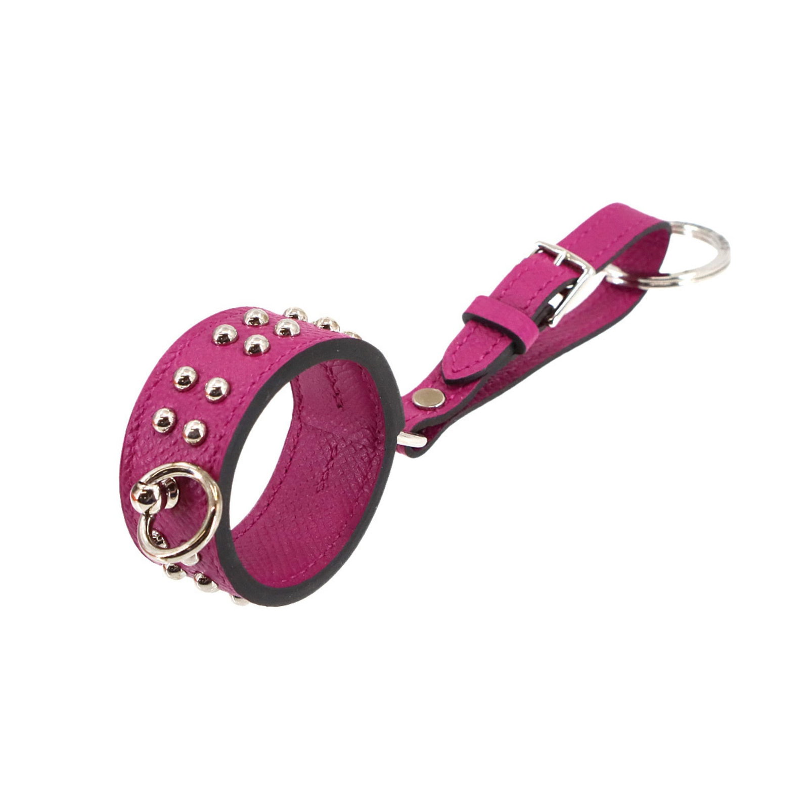 Hermes Epsom Leather Handbag Charm: Hermes Epsom Leather Handbag Charm Herm?s handbag charm made of purple Epsom leather, suitable for both men and women, in opened but never used condition. Item Specifics: Brand: Hermes Type: Handbag C