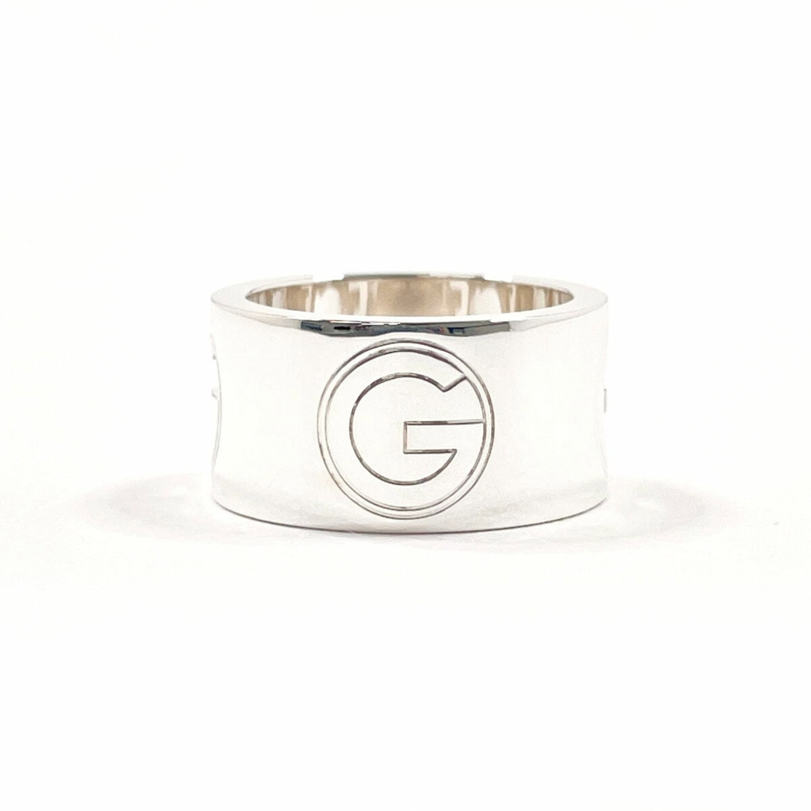 Silver 925 Gucci Band Ring (1 of 9)