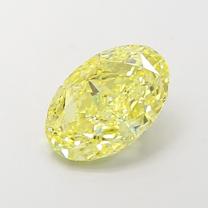 Loose Lab Diamond IGI Oval 2.55ct Fancy Intense Yellow VS1: Loose Lab Diamond IGI Oval 2.55ct Fancy Intense Yellow VS1 Loose lab-grown diamond weighing 2.55ct, fancy intense yellow, clarity VS1, certified by IGI, with excellent polish and symmetry. Item Specif