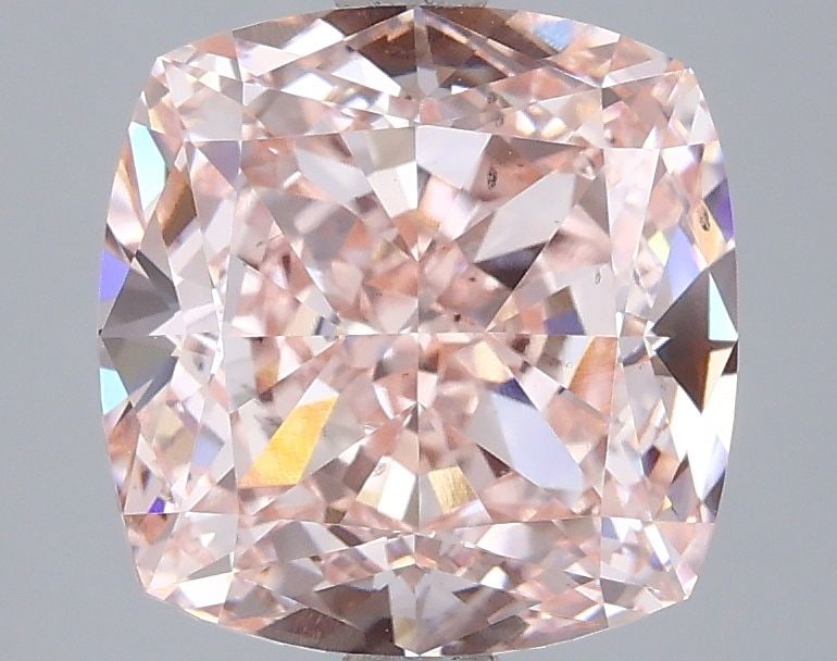 Loose Lab Diamond 4.0ct Fancy Intense Pink VS2 - IGI Cushion Modified: Loose Lab Diamond 4.0ct Fancy Intense Pink VS2 - IGI Cushion Modified This loose lab-grown diamond weighs 4.0 carats, has a fancy intense pink color and VS2 clarity, with excellent polish and symmetry