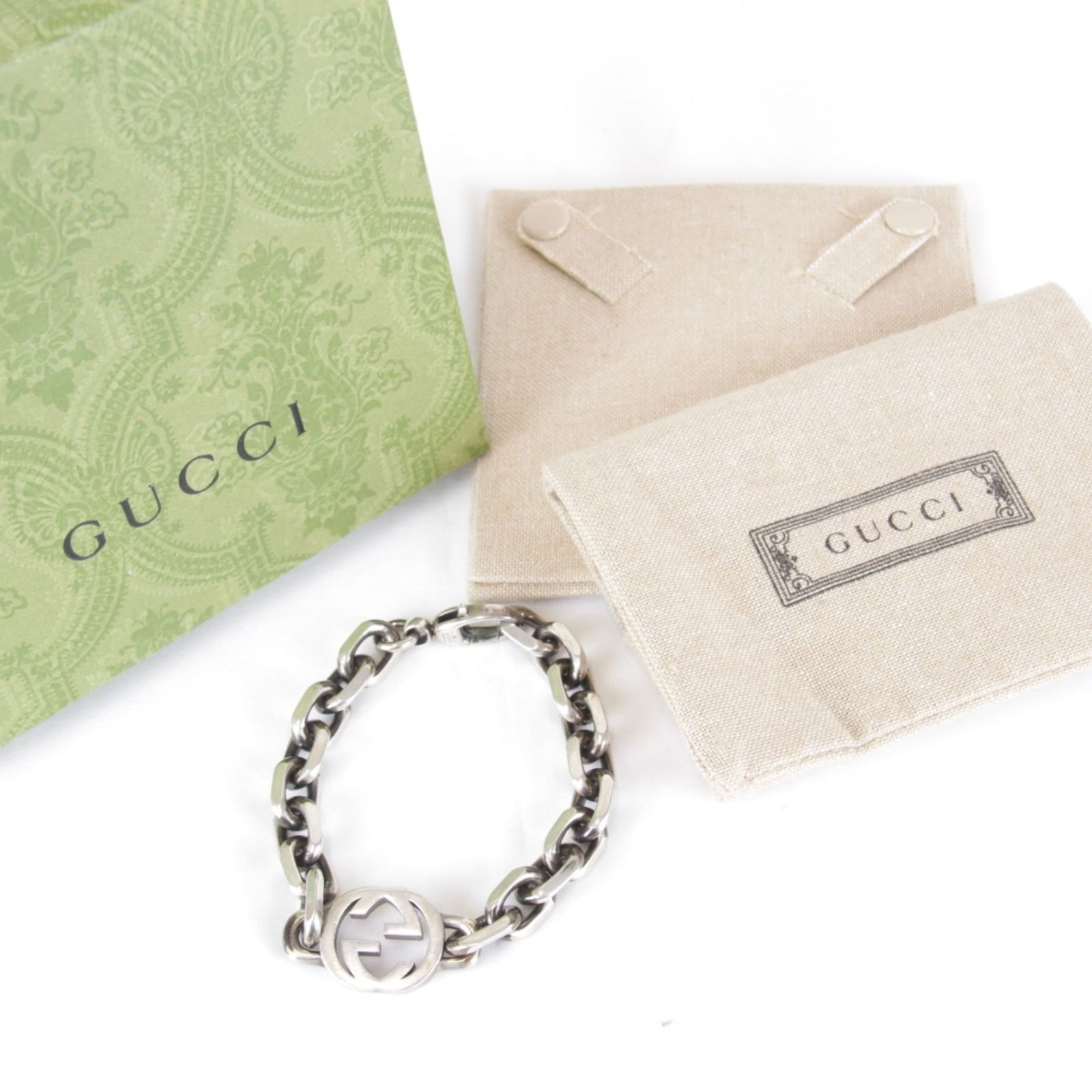 Gucci Silver 925 Charm Bracelet (1 of 10)