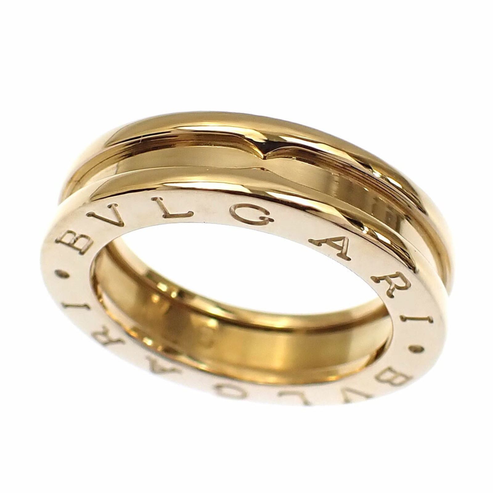 Bvlgari 18K Yellow Gold Band Ring (1 of 6)