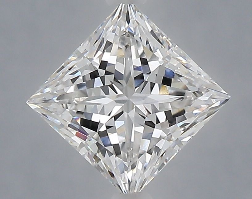 Loose Lab Diamond IGI Princess 1.59ct E VVS2: Loose Lab Diamond IGI Princess 1.59ct E VVS2 Loose lab-grown princess diamond weighing 1.59ct with E color and VVS2 clarity, certified by IGI, having excellent polish and very good symmetry. Item Spec