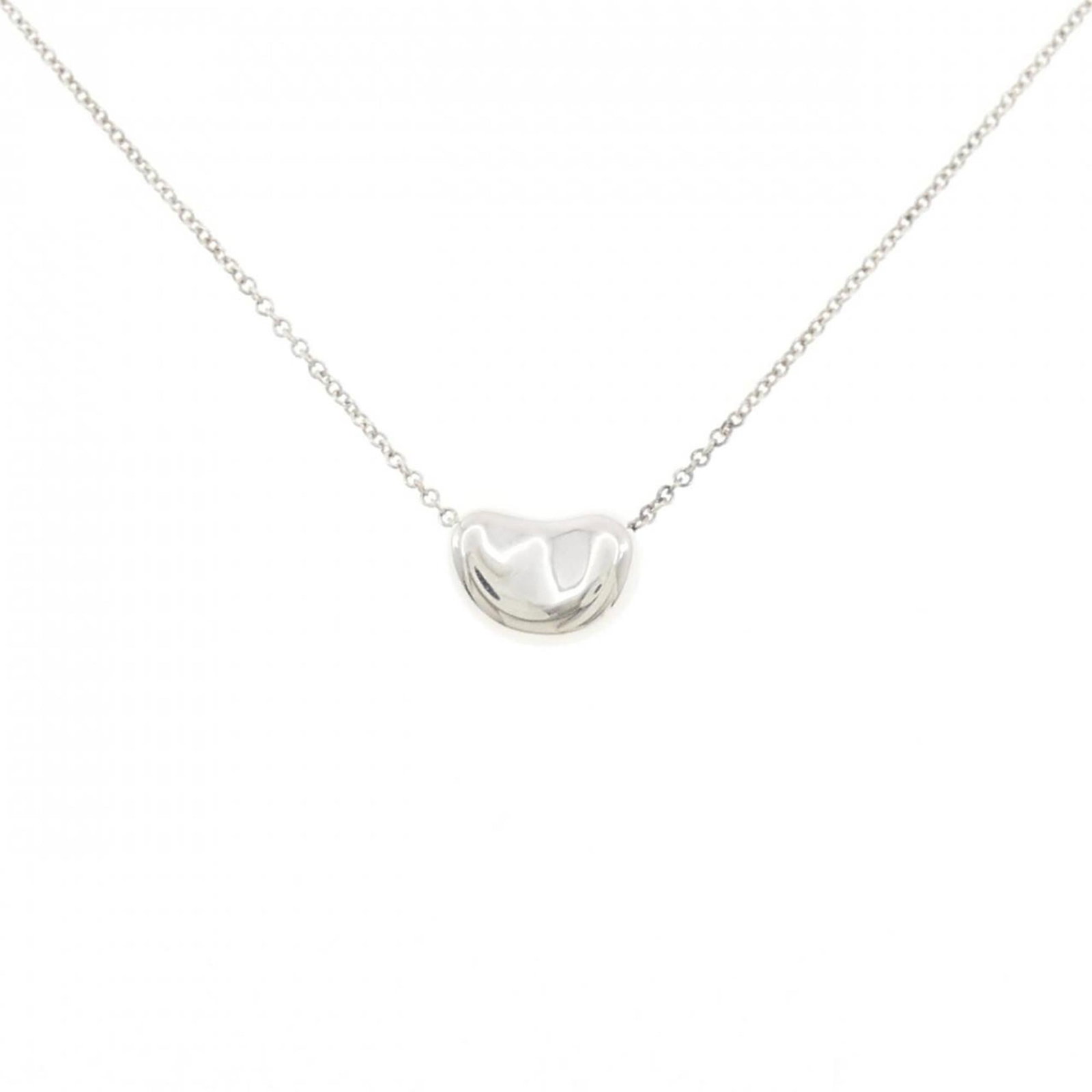 Tiffany Necklace Beans: Tiffany Necklace Beans Tiffany silver 925 women's necklace featuring a pendant sized 7.5mm x 10.6mm and a neck circumference of 41 cm, in very good used condition. Item Specifics: Brand: Tiffany Neckl