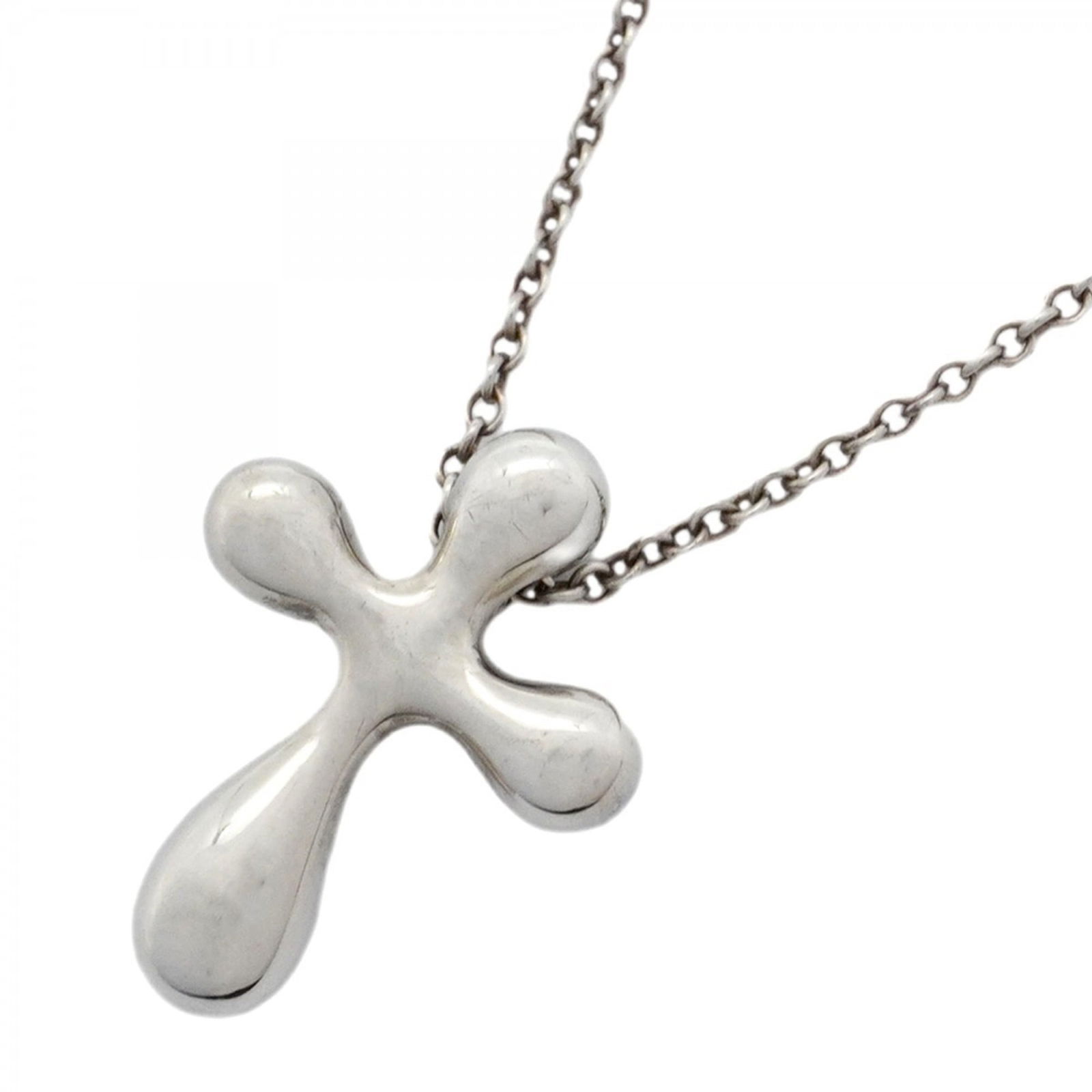 Tiffany Silver 925 Small Cross Necklace for Women (1 of 7)