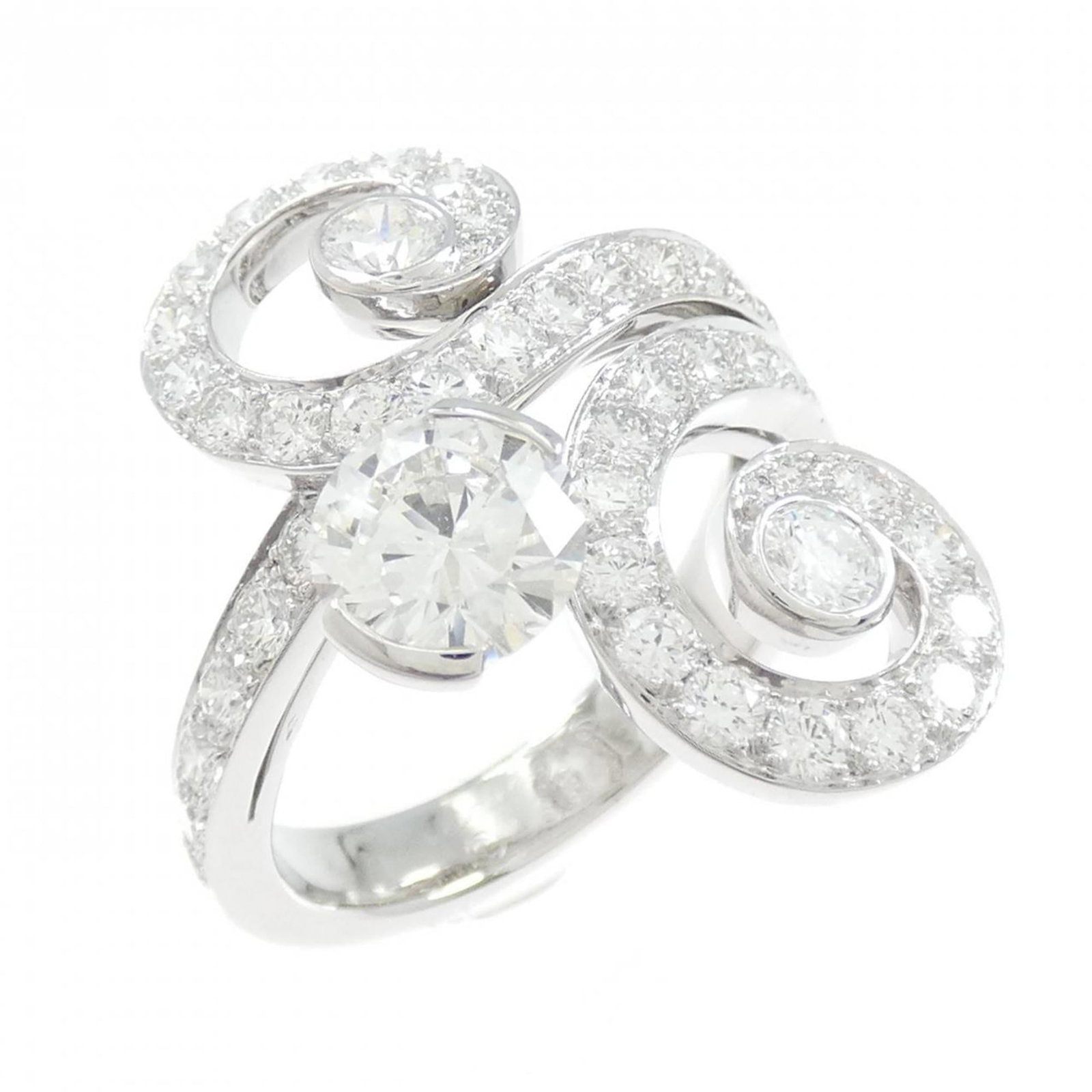 White Gold Cartier Band Ring (18K) (1 of 5)