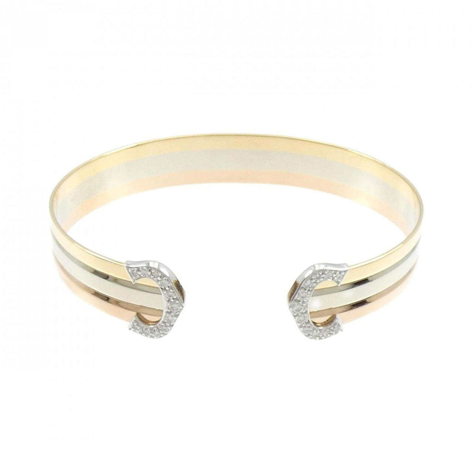 Cartier Bangle in Pink Gold, White Gold, Yellow Gold (1 of 4)