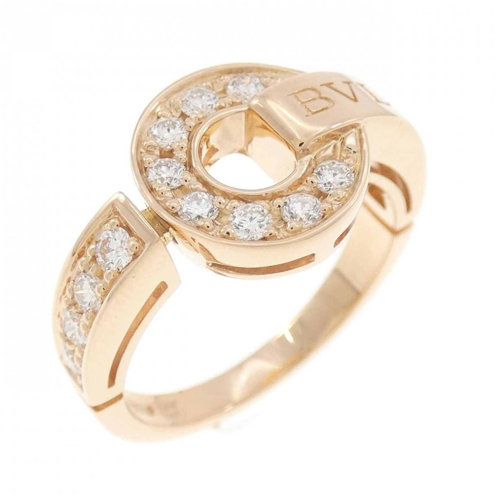 Ring Bvlgari: Ring Bvlgari Bvlgari pink gold ring for women, size 5, in very good condition with minor signs of use. Item Specifics: Brand: Bvlgari Gender: Women Color: Pink Gold Material: Pink Gold Us Size: 5 Cond