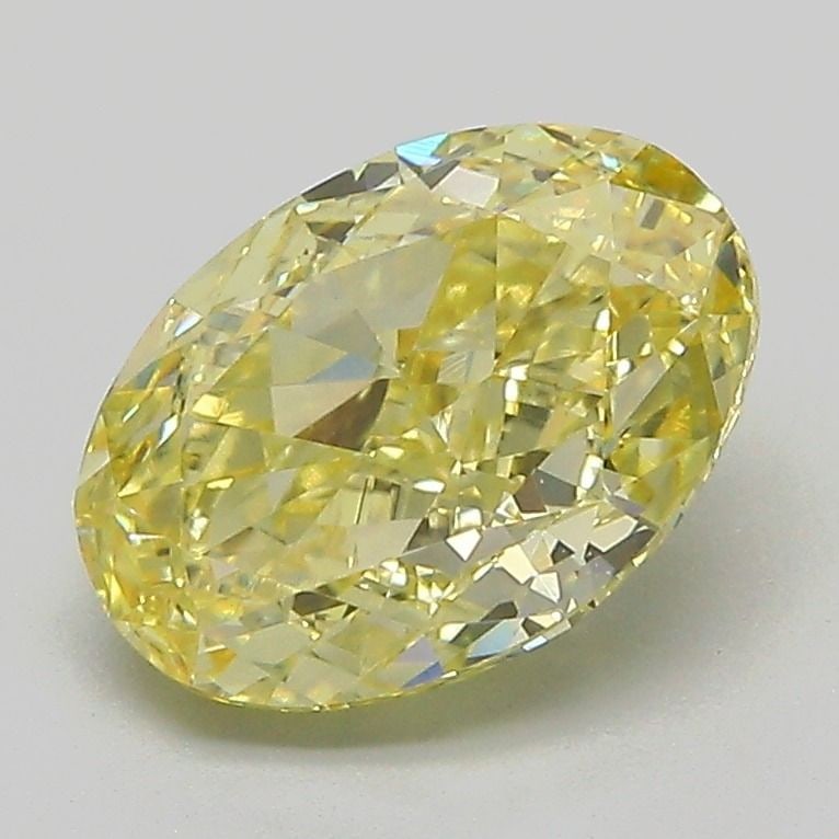 Loose Lab Diamond IGI Oval 2.26ct Fancy Yellow VS1: Loose Lab Diamond IGI Oval 2.26ct Fancy Yellow VS1 Loose lab-grown diamond, IGI certified, with a weight of 2.26ct in fancy yellow color and VS1 clarity, possessing very good polish and symmetry.