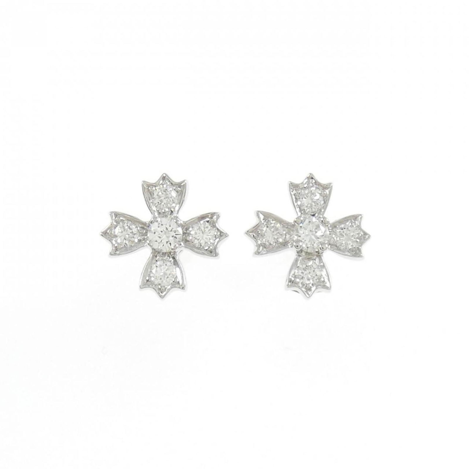 Platinum 950 Tiffany Stud Earrings (1 of 4)
