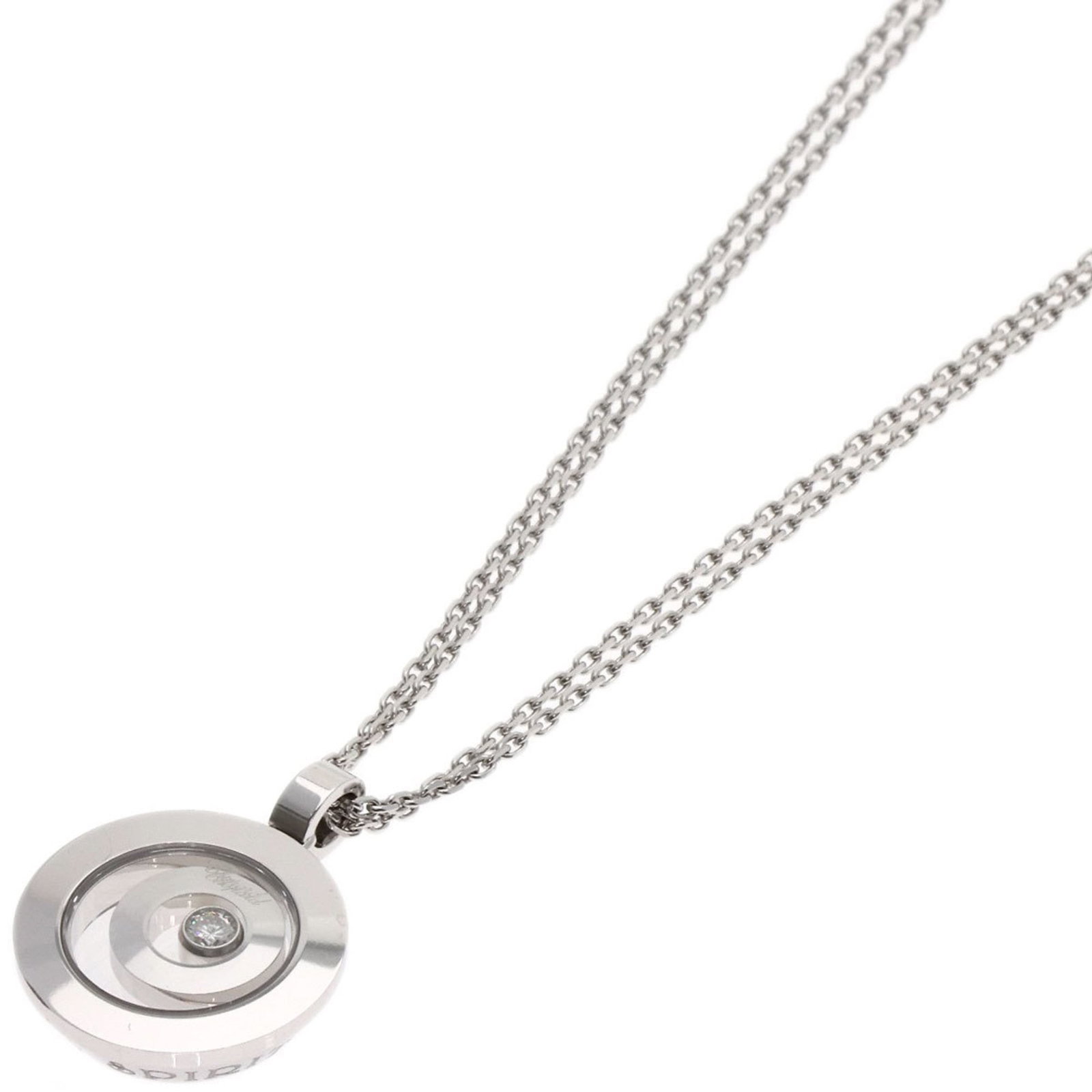 Chopard Happy Diamonds Necklace 18K White Gold for Women (1 of 8)