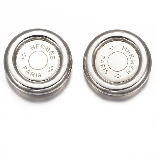 Hermes Clou De Selle Earrings, 925 Sterling Silver (1 of 5)