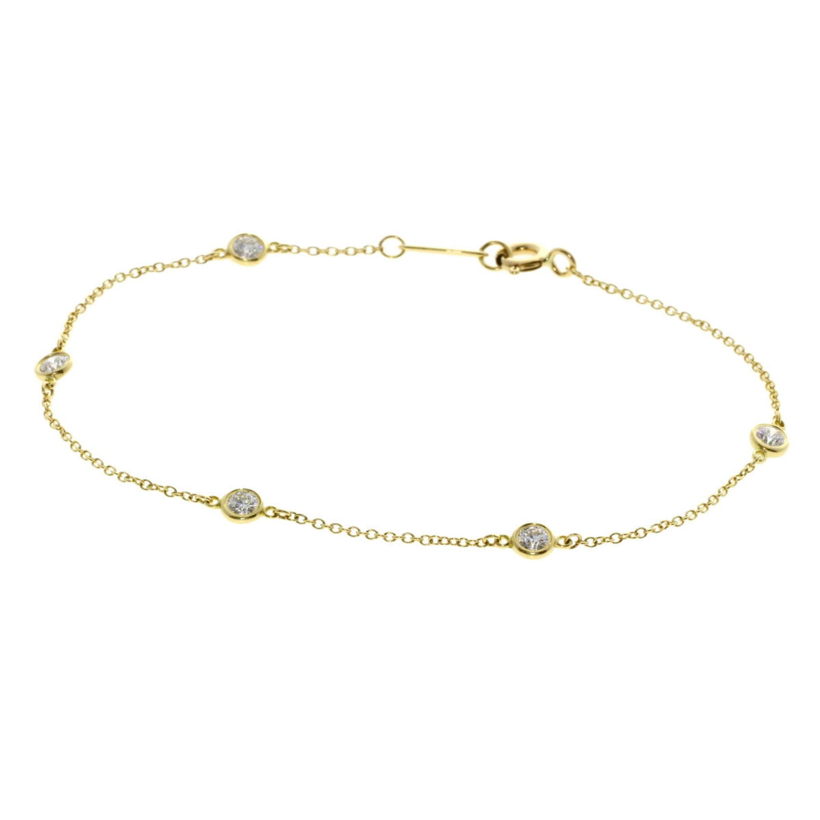 Yellow Gold (18K) Tiffany Charm Bracelet (1 of 10)