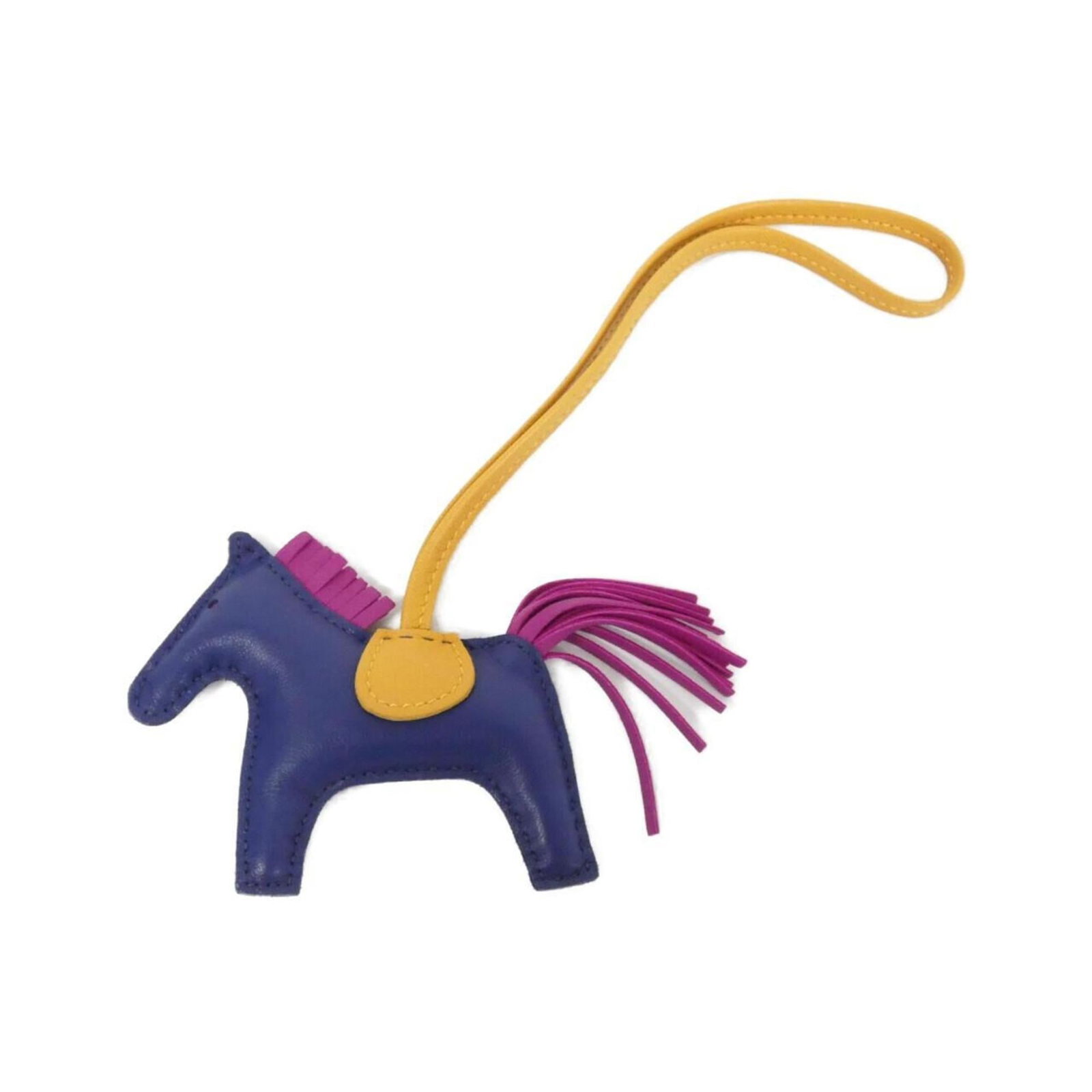 Milo Agneau Handbag Charm by Hermes: Milo Agneau Handbag Charm by Hermes Hermes Milo Agneau Handbag Charm, multi-colored, 70mm x 85mm in size, in very good used condition with minor scratches. Item Specifics: Brand: Hermes Type: