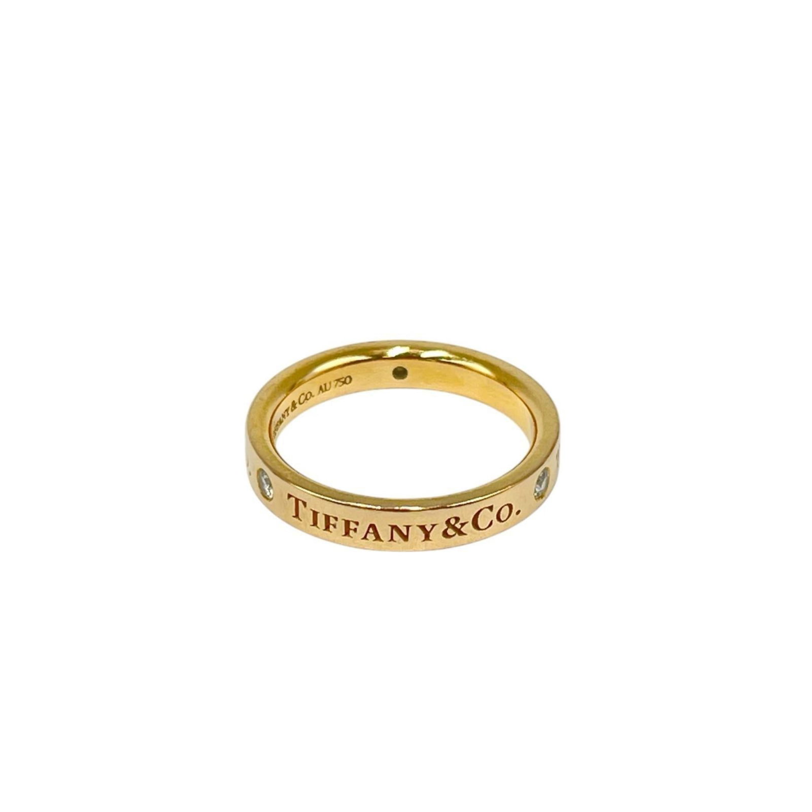 Tiffany 18K Pink Gold Band Ring (1 of 6)
