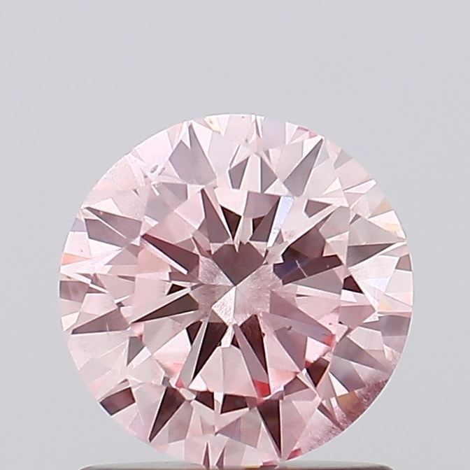Loose Lab Diamond IGI Round 1.05ct Fancy Intense Pink SI2: Loose Lab Diamond IGI Round 1.05ct Fancy Intense Pink SI2 Loose Lab Diamond IGI Round weighing 1.05ct with Fancy Intense Pink color and SI2 clarity, featuring EX polish and symmetry. Item Specifics: