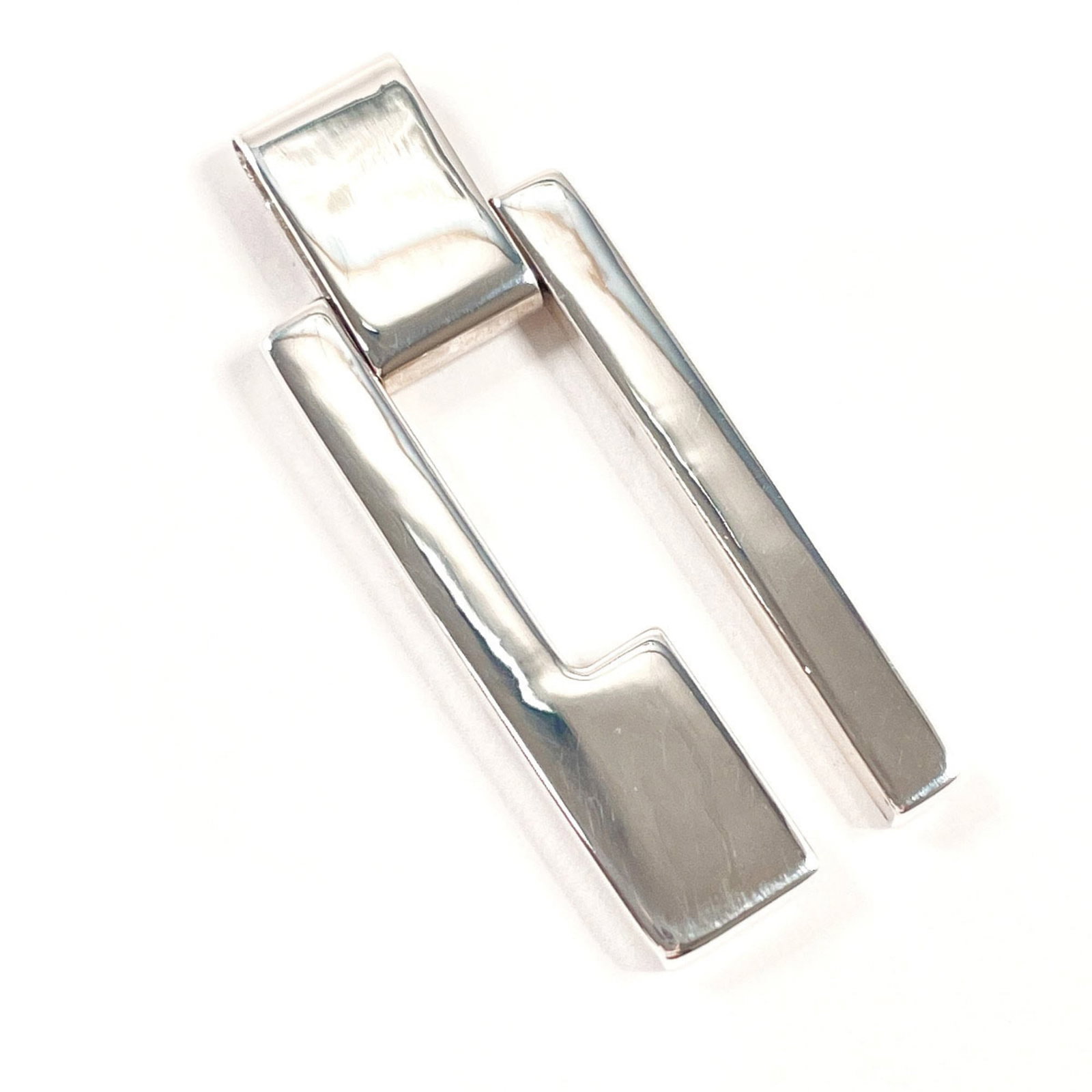 Unisex - GUCCI G Plate Pendant Top - 925 Sterling Silver (1 of 5)