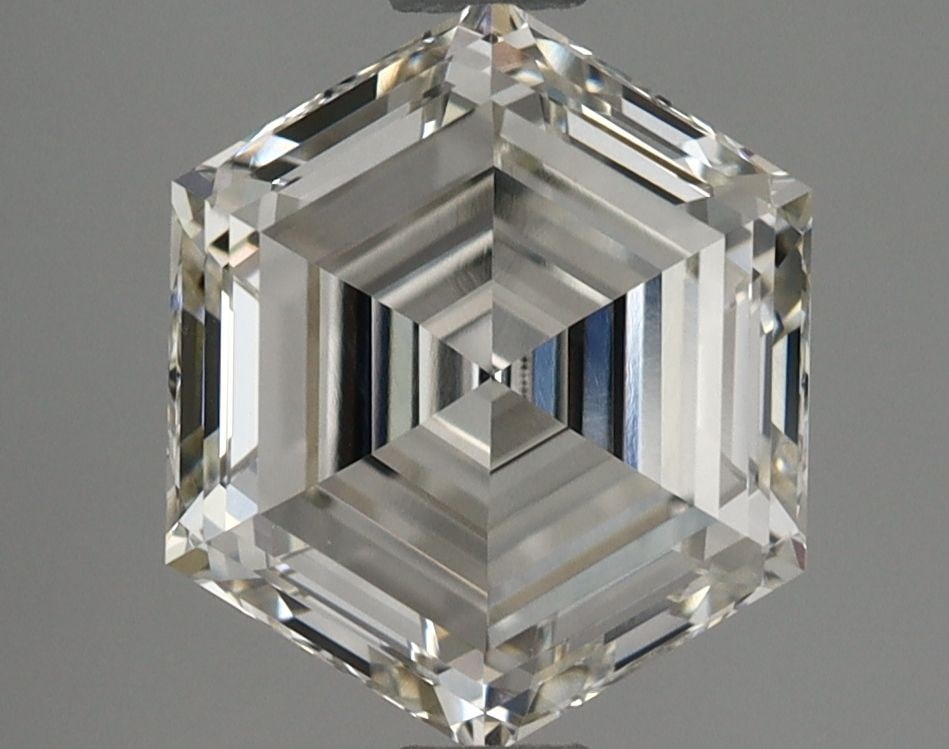Loose Lab Diamond 2.09ct G VVS2 - IGI Hexagonal: Loose Lab Diamond 2.09ct G VVS2 - IGI Hexagonal Loose lab-grown diamond weighing 2.09ct, color G and clarity VVS2, certified by IGI, measuring 8.85L x 7.43W x 4.49H mm. Item Specifics: Source: This Is