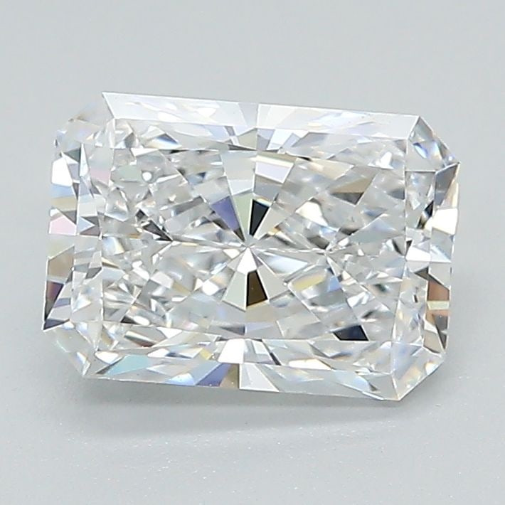 Loose Lab Diamond GIA Radiant 1.56ct D VS1: Loose Lab Diamond GIA Radiant 1.56ct D VS1 Loose lab-grown diamond weighing 1.56ct, featuring a D color grade and VS1 clarity, with GIA certification. Measurements are 8.17L X 5.75W X 3.91H. Item Spec