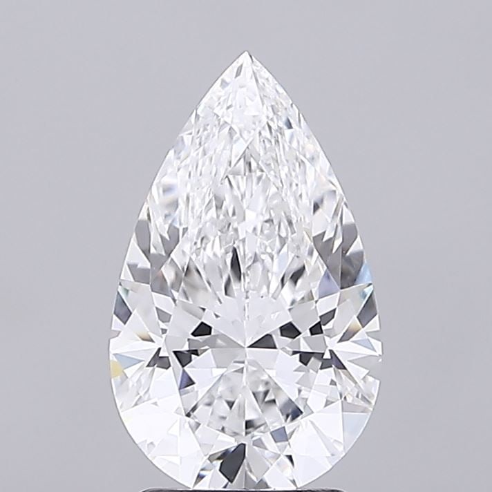 Loose Lab Diamond IGI Pear 2.68ct E VS1: Loose Lab Diamond IGI Pear 2.68ct E VS1 Loose Lab Diamond IGI Pear, 2.68ct, Color E, VS1 clarity, featuring EX polish and symmetry; dimensions are 12.48L x 7.61W x 4.87H. Item Specifics: Source: This