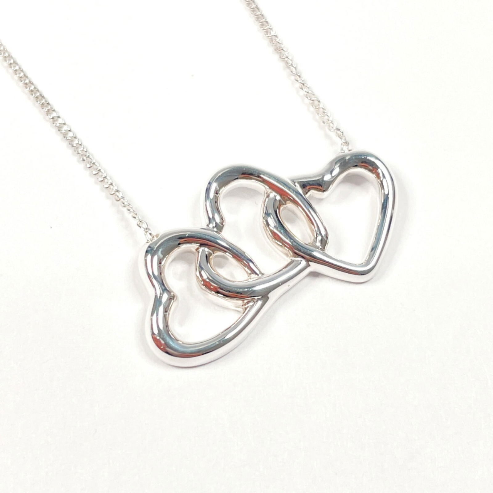 Tiffany Triple Heart Necklace 925 Sterling Silver for Women (1 of 6)