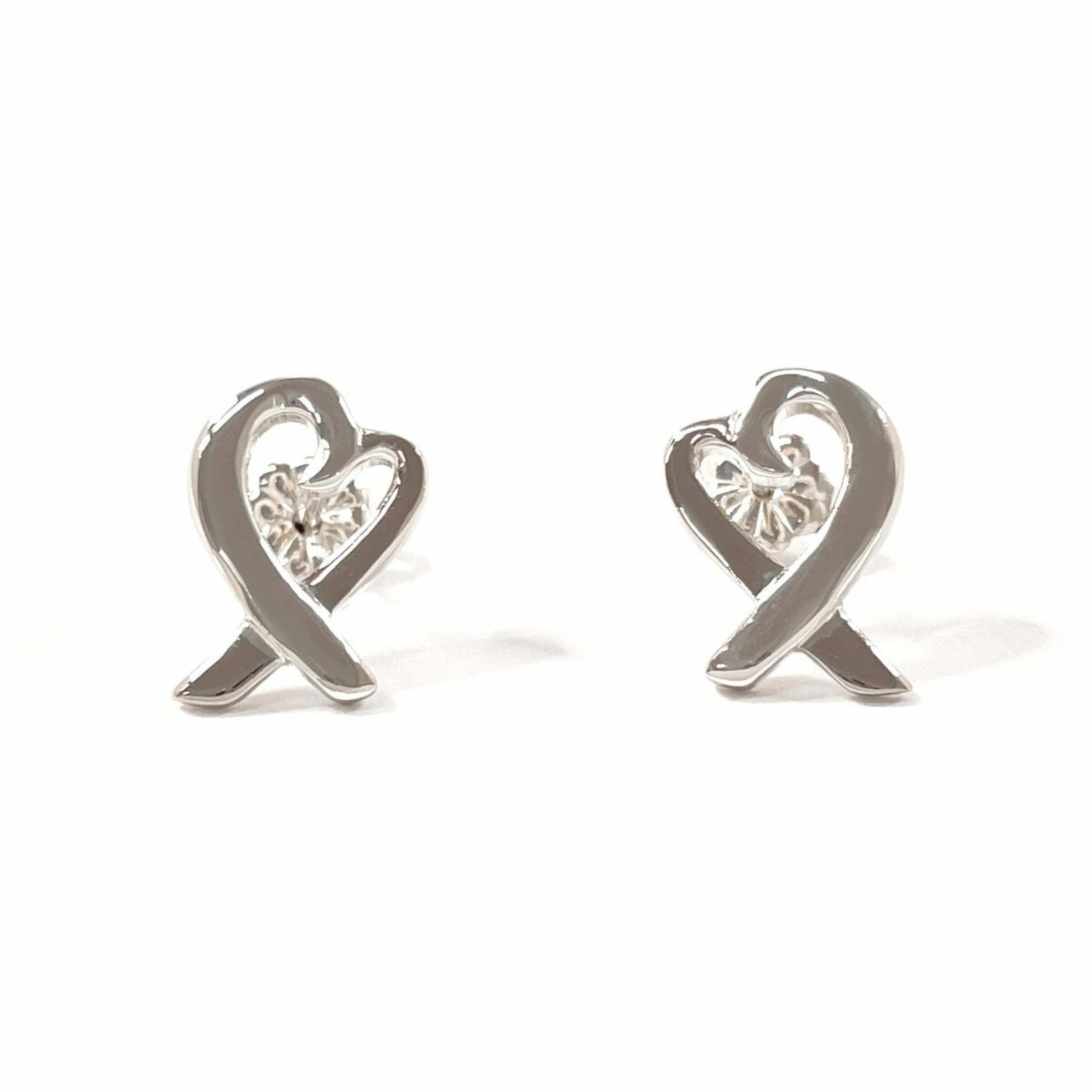 Silver 925 Tiffany Stud Earrings: Silver 925 Tiffany Stud Earrings Silver 925 Tiffany Stud Earrings designed for women, crafted from Silver 925 and presented in like-new condition with hardly any traces of usage. Item Specifics: