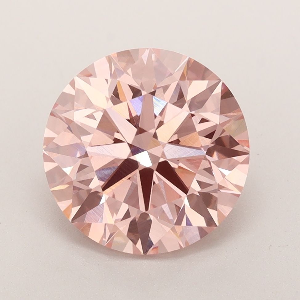 Loose Lab Diamond 3.29ct IGI Round Fancy Intense Pink VS1 - Ideal: Loose Lab Diamond 3.29ct IGI Round Fancy Intense Pink VS1 - Ideal This 3.29ct loose lab-grown diamond features a round cut, Fancy Intense Pink color, and VS1 clarity, certified by IGI. Item