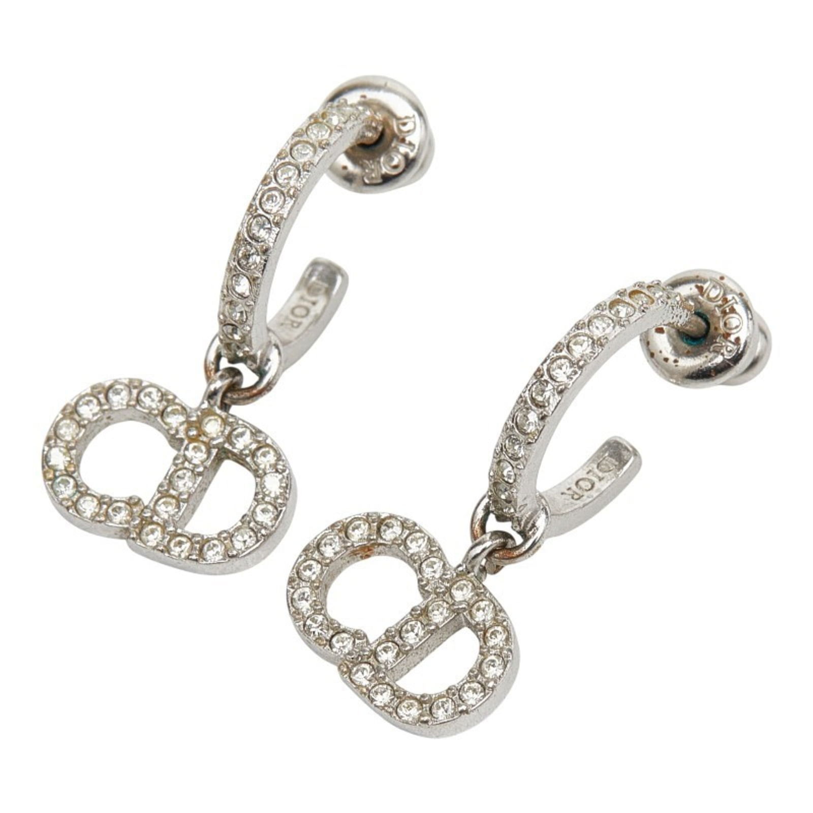 Christian Dior Metal Hoop Earrings (1 of 4)