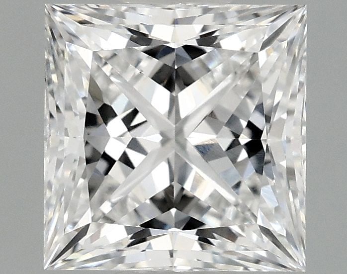 Loose Lab Diamond IGI Princess 1.59ct D VS1: Loose Lab Diamond IGI Princess 1.59ct D VS1 A lab-created diamond weighing 1.59 carats, certified by IGI, with D color and VS1 clarity. It has excellent polish and symmetry, measuring 6.54mm x 6.42mm