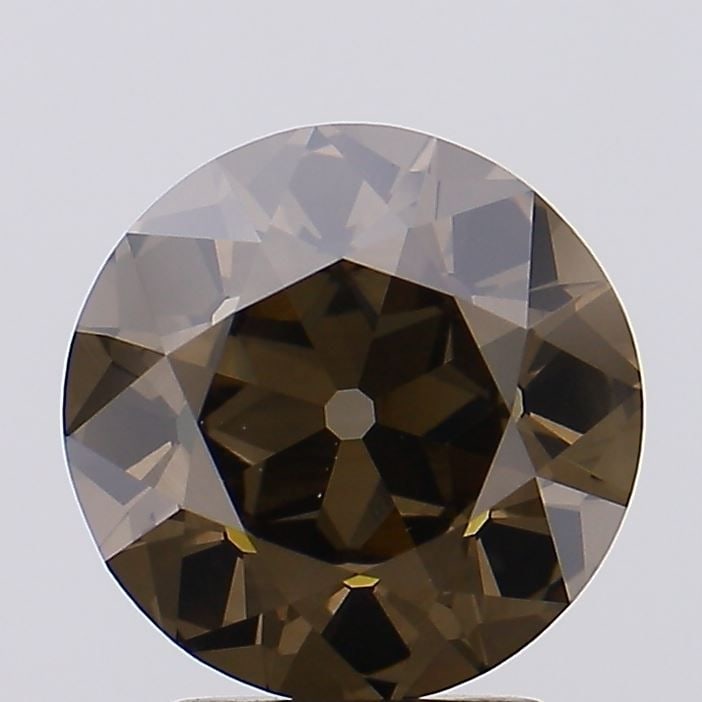Loose Lab Diamond 2.73ct Fancy Dark Brown VS1 - European Cut: Loose Lab Diamond 2.73ct Fancy Dark Brown VS1 - European Cut Loose lab-grown diamond at 2.73ct, fancy dark brown color, VS1 clarity, featuring excellent polish and symmetry, not certified. Item
