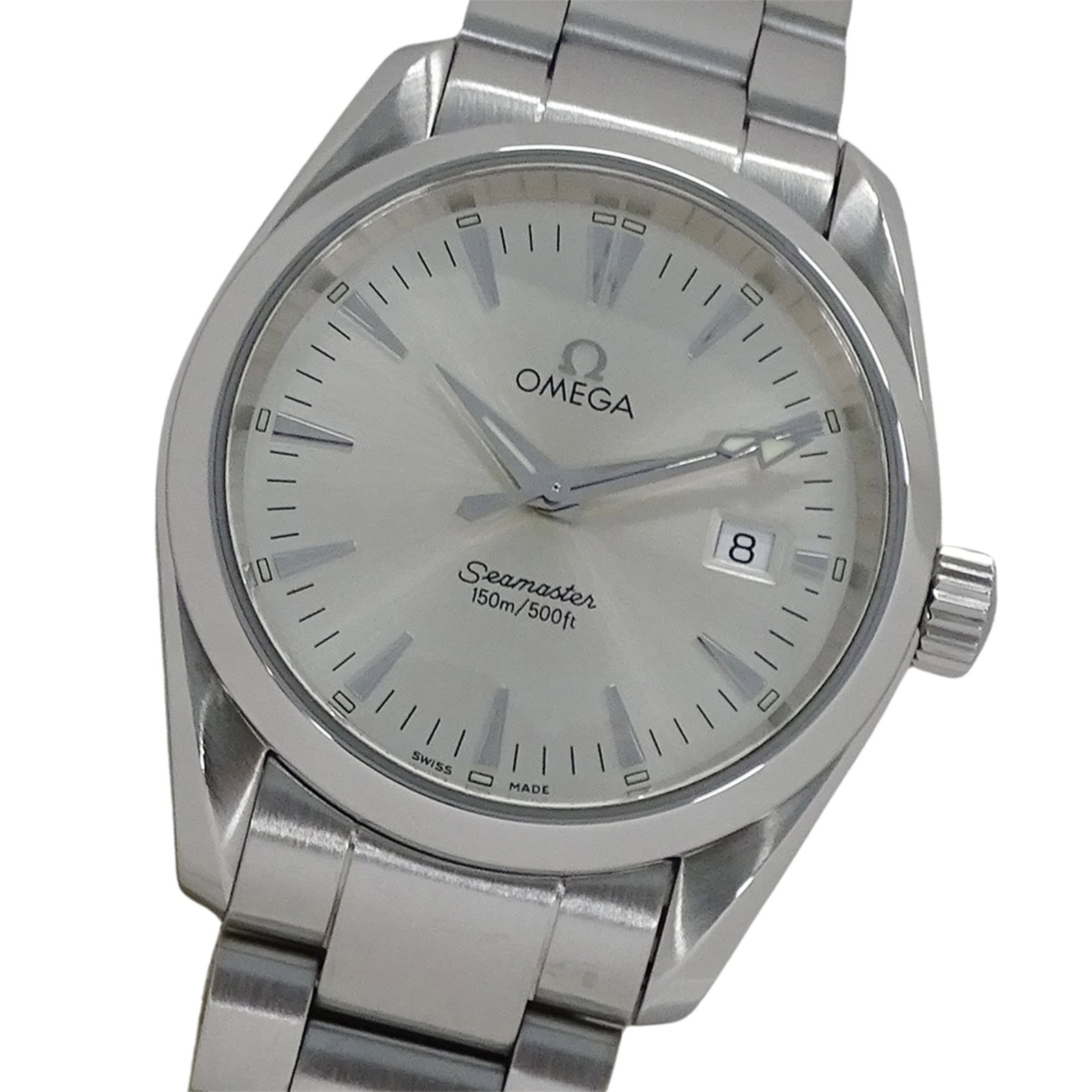 Wristwatch Omega: Wristwatch Omega Omega men's wristwatch in stainless steel, 36mm case diameter, silver dial, suitable for an 18cm wrist, used in good condition. Item Specifics: Brand: Omega Type: Wristwatch Gender: M