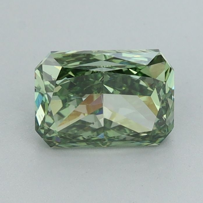 Loose Lab Diamond IGI Radiant 1.02ct Fancy Vivid Green VS2: Loose Lab Diamond IGI Radiant 1.02ct Fancy Vivid Green VS2 This IGI certified 1.02ct radiant cut lab-grown diamond features a fancy vivid green color with VS2 clarity, and has very good polish and