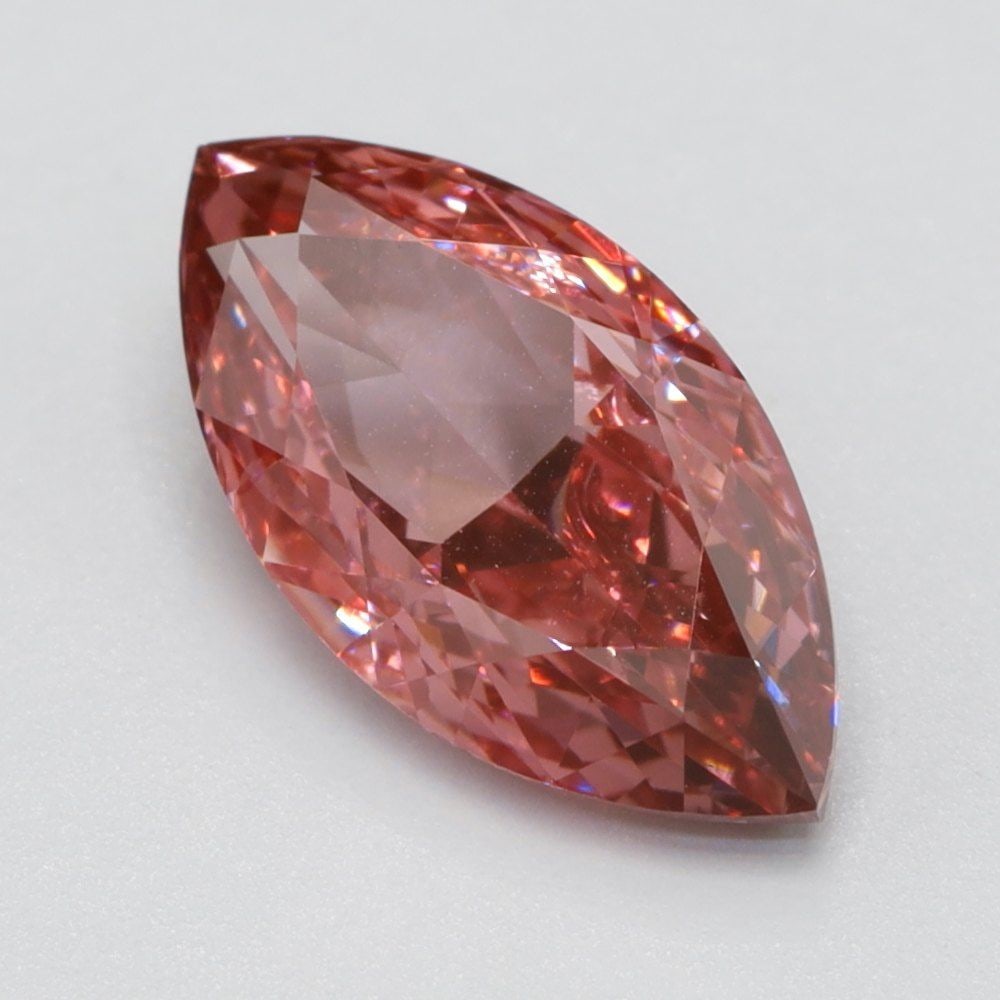 Loose Lab Diamond Marquise 1.11ct Fancy Vivid Pink VS2 (1 of 1)