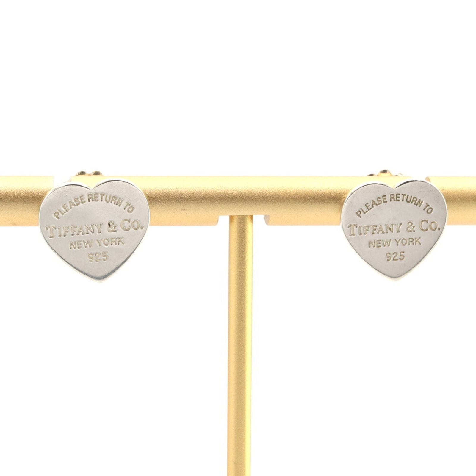 Tiffany 925 Sterling Silver Stud Earrings: Tiffany 925 Sterling Silver Stud Earrings Tiffany 925 Sterling Silver Stud Earrings in good used condition with visible traces of usage, scratches, and dirt. Item Specifics: Brand: Tiffany Type: Stud