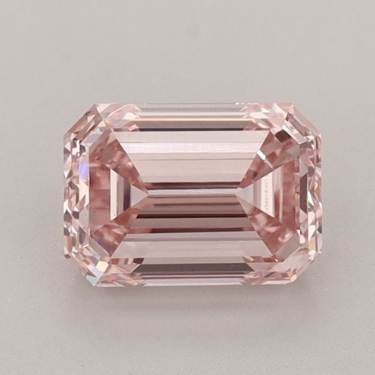 Loose Lab Diamond IGI Emerald 1.57ct Fancy Intense Pink VS1: Loose Lab Diamond IGI Emerald 1.57ct Fancy Intense Pink VS1 Loose lab diamond IGI certified, 1.57 carats, color fancy intense pink, clarity VS1, with dimensions of 7.61L x 5.39W x 3.7H. Item