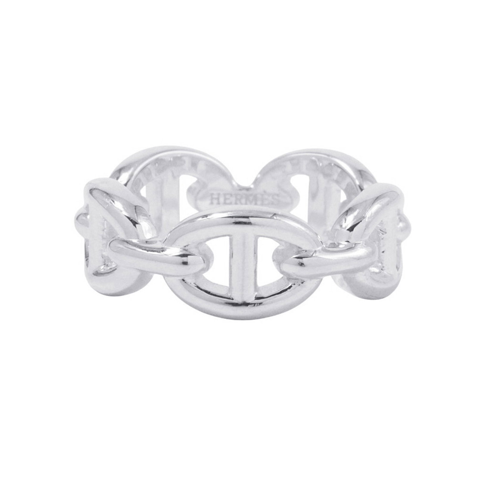 Hermes Silver 925 Band Ring (1 of 11)
