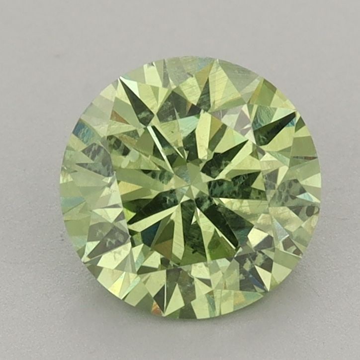 IGI Loose Lab Diamond, Round 1.53ct Fancy Vivid Green VS2: IGI Loose Lab Diamond, Round 1.53ct Fancy Vivid Green VS2 IGI Loose Lab Diamond weighing 1.53ct, Fancy Vivid Green color, and VS2 clarity, with very good polish and symmetry, certified by IGI. Item