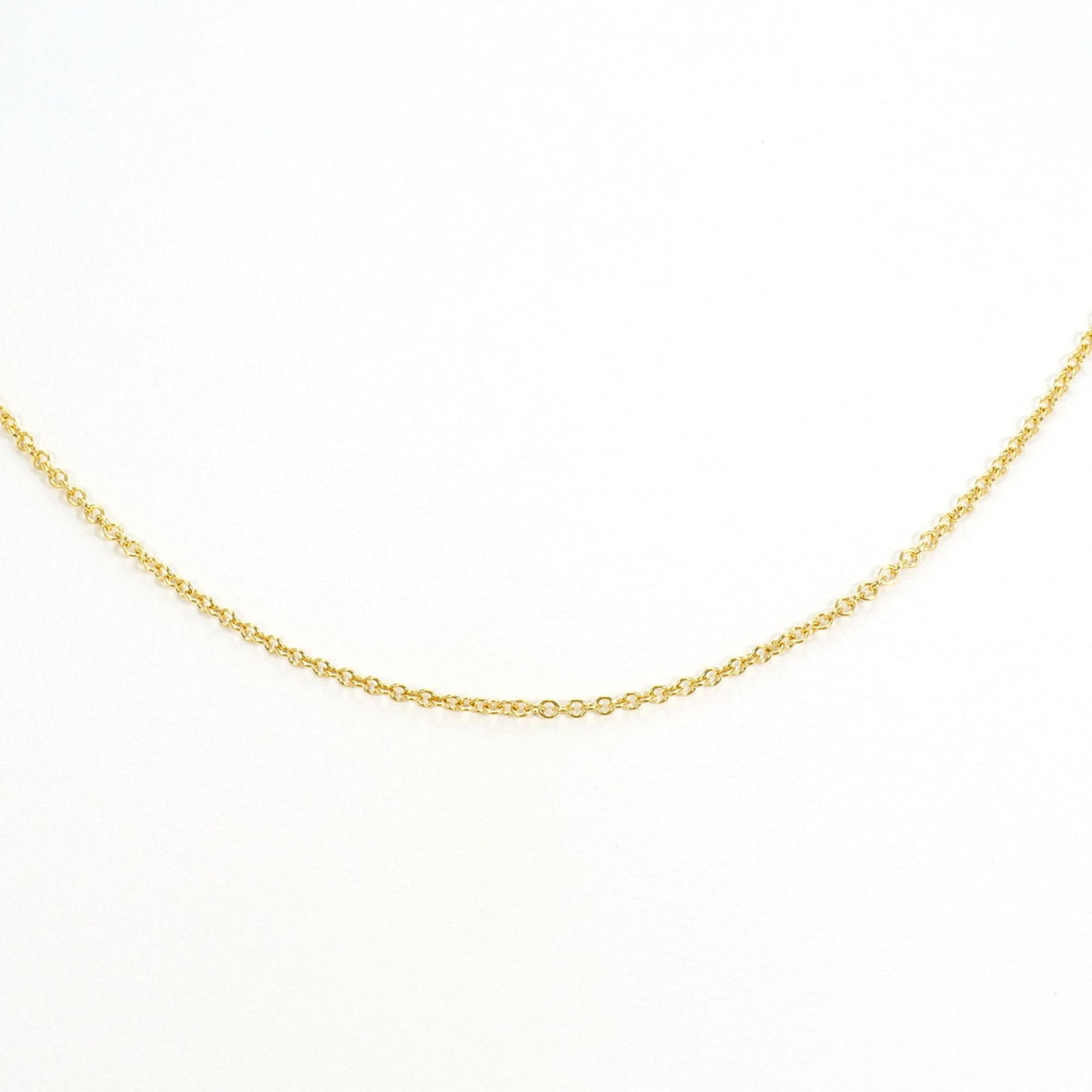 Total Weight 1.6g - Tiffany & Co. 18K Yellow Gold Necklace - Approx. 40cm (1 of 5)
