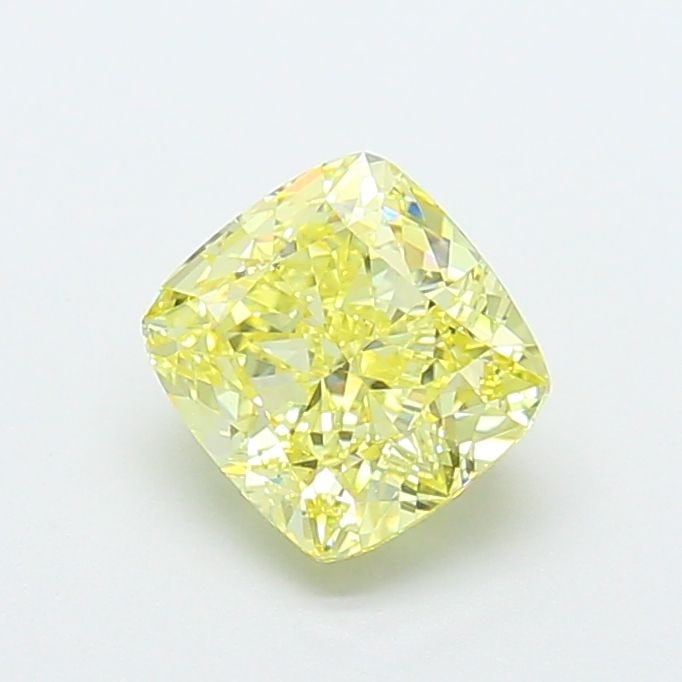 Loose Lab Diamond 1.81ct Fancy Intense Yellow VVS2 - IGI Cushion Modified: Loose Lab Diamond 1.81ct Fancy Intense Yellow VVS2 - IGI Cushion Modified Loose lab-grown diamond weighing 1.81 carats, with a fancy intense yellow color and VVS2 clarity, certified by IGI. Item