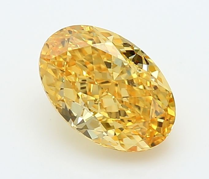 Loose Lab Diamond - IGI Oval 1.53ct Fancy Vivid Yellow VS1: Loose Lab Diamond - IGI Oval 1.53ct Fancy Vivid Yellow VS1 Loose lab-grown diamond certified by IGI, weighing 1.53ct with an oval cut; color fancy vivid yellow, clarity VS1, and excellent polish and s