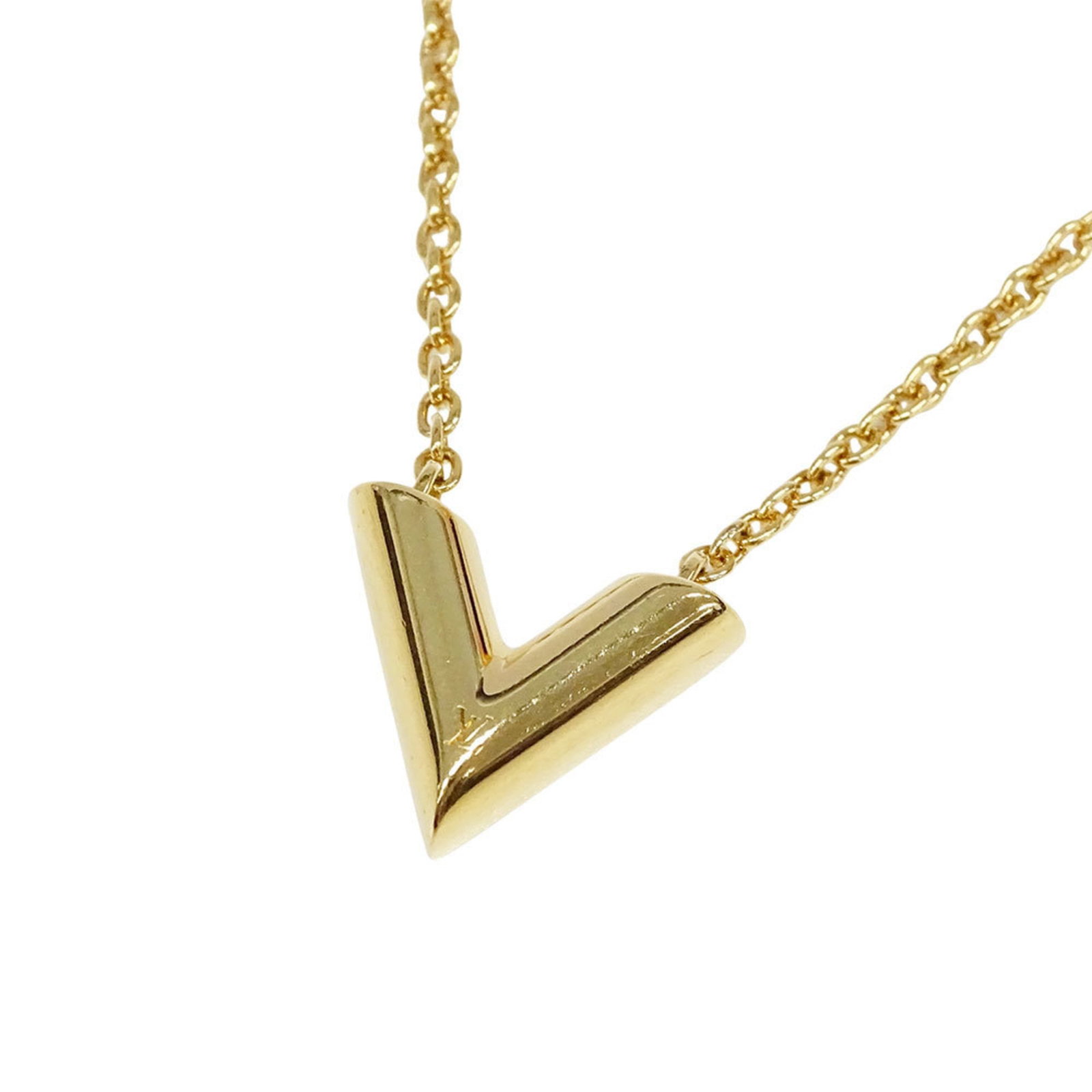 Louis Vuitton Women's Necklace LV Gold M61083 (1 of 11)