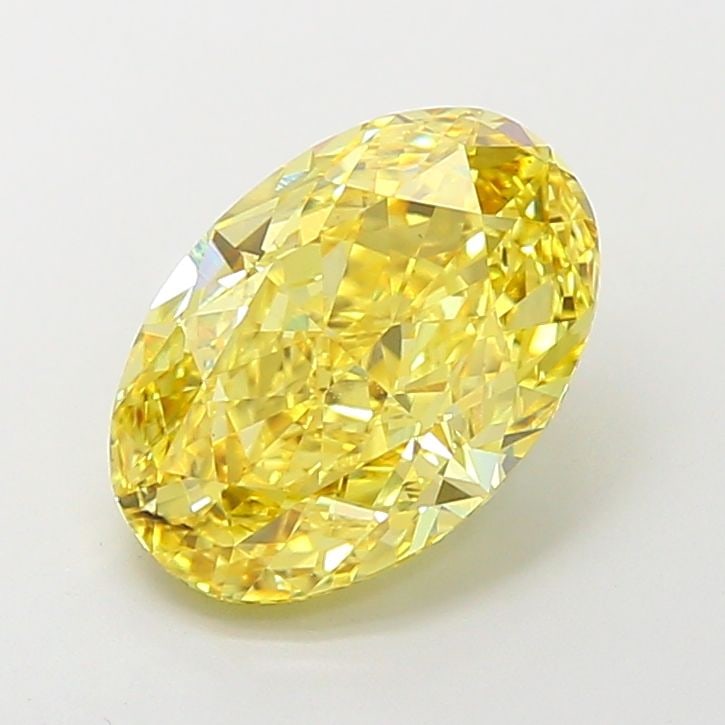 IGI 4.07ct Fancy Vivid Yellow VS2 - Loose Lab Diamond: IGI 4.07ct Fancy Vivid Yellow VS2 - Loose Lab Diamond IGI 4.07ct Fancy Vivid Yellow VS2 Loose Lab Diamond measures 12.05L x 8.3W x 5.38H mm, has excellent polish and symmetry, and is certified by IGI.