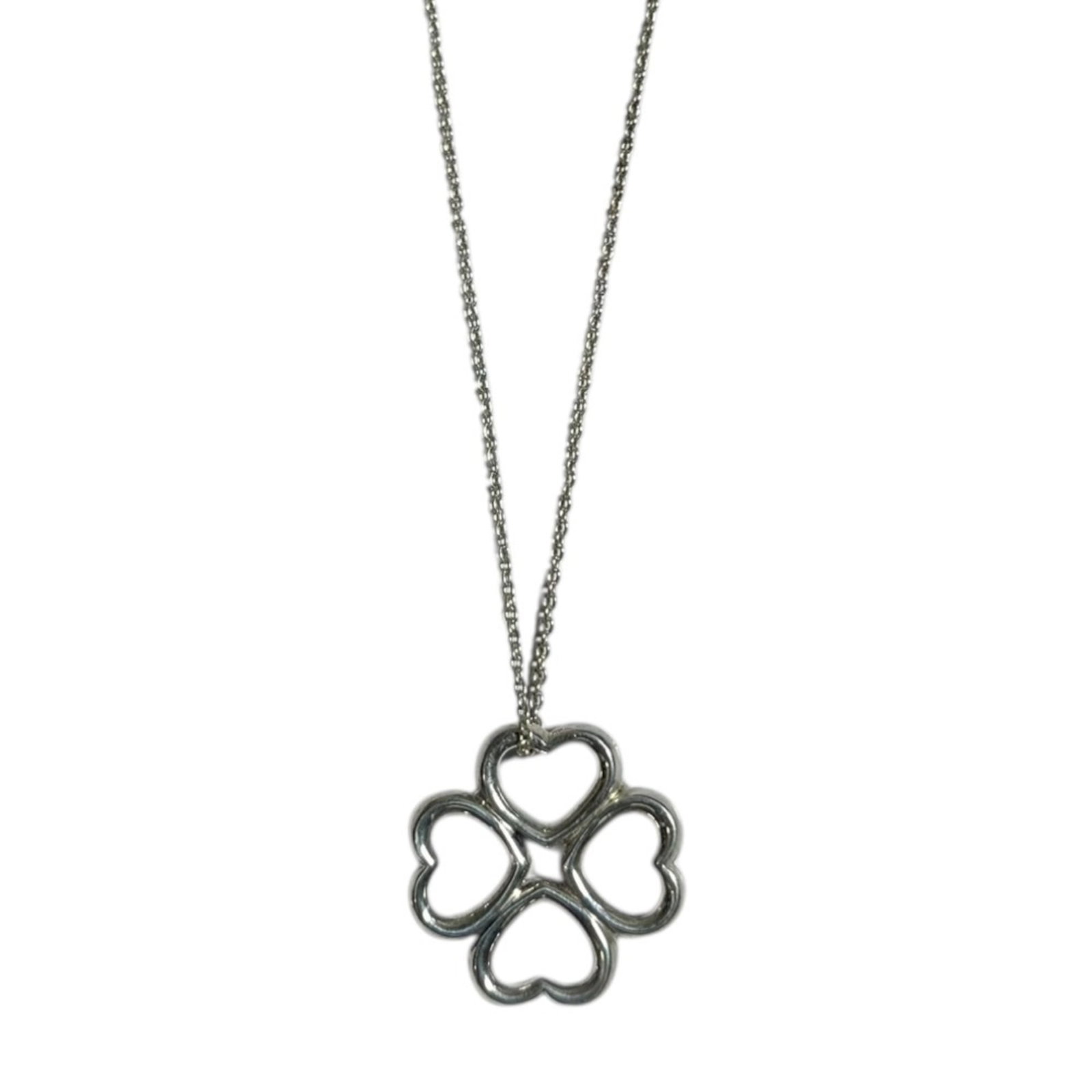 Women Tiffany & Co. Heart Clover Necklace in 925 Silver for (1 of 6)