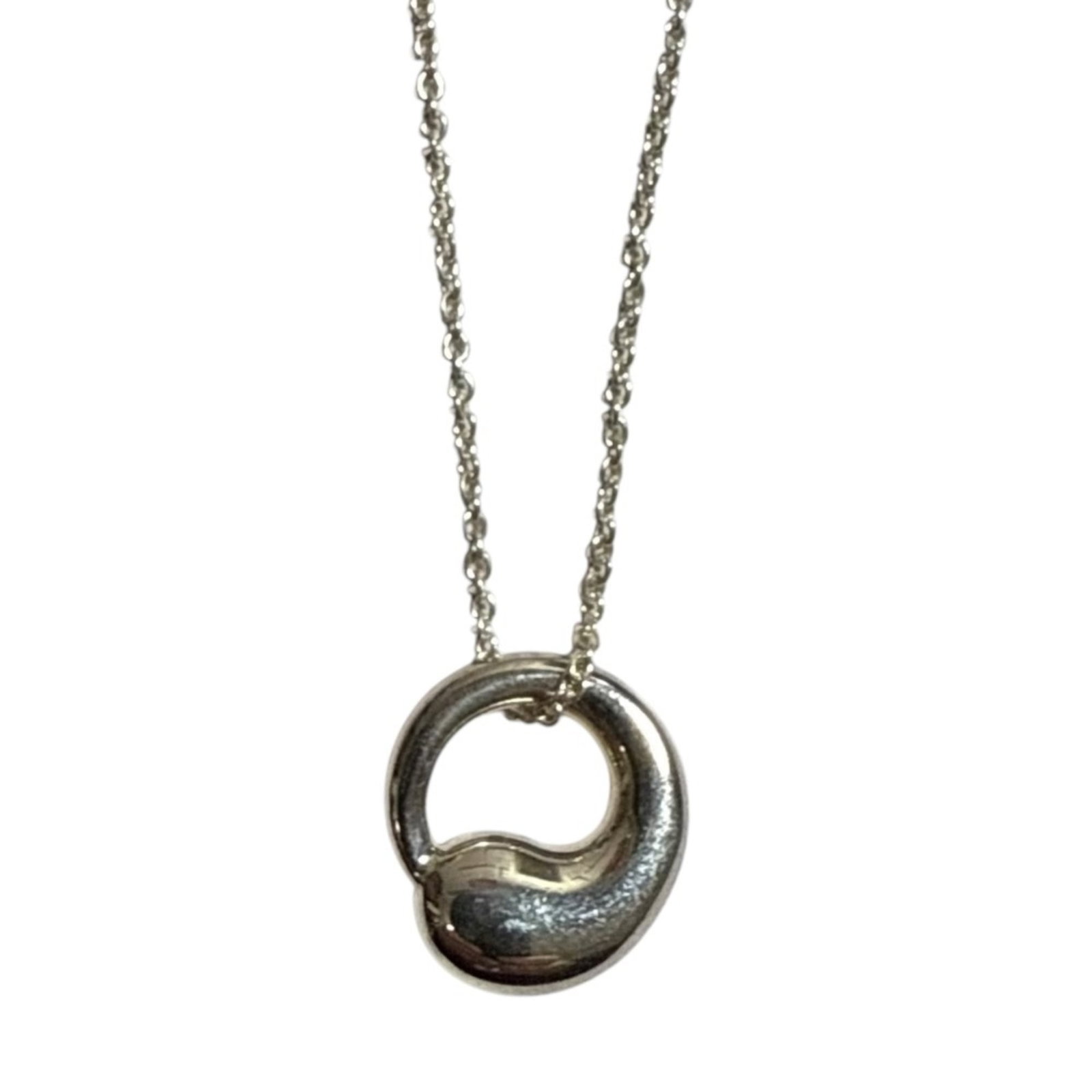 Tiffany & Co. Elsa Peretti Eternal Circle Necklace 925 Silver (1 of 7)