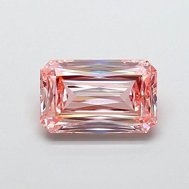 Loose Lab Diamond 4.04ct Fancy Intense Pink VS1 - IGI: Loose Lab Diamond 4.04ct Fancy Intense Pink VS1 - IGI Loose lab-grown diamond, 4.04 carats, fancy intense pink color, VS1 clarity, certified by IGI. Measurements are 11.53L x 7.26W x 4.59H. Item