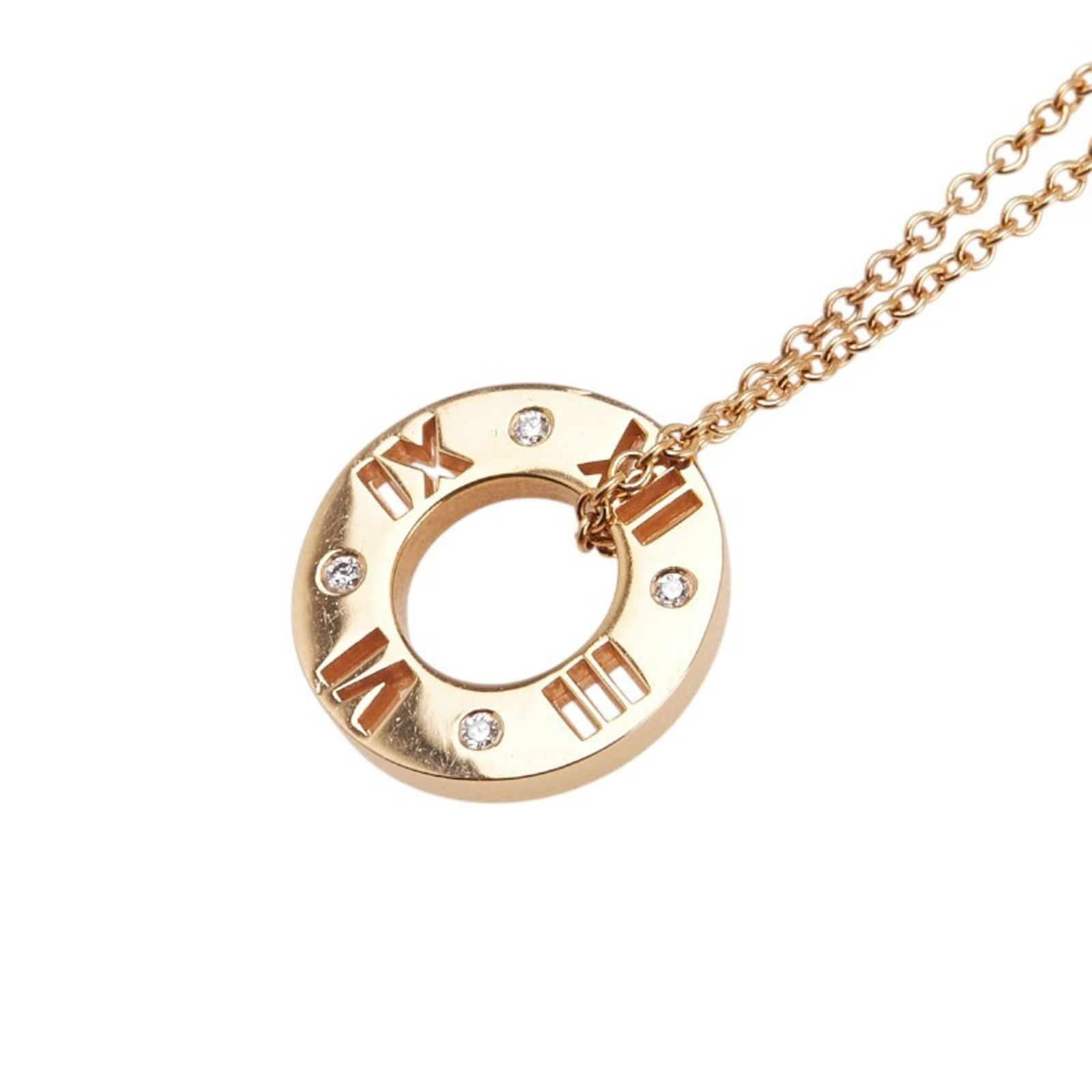 Tiffany & Co. 18K Yellow Gold Diamond Atlas 4-Piece Necklace for Women: Tiffany & Co. 18K Yellow Gold Diamond Atlas 4-Piece Necklace for Women Tiffany & Co. 18K yellow gold necklace for women, featuring diamonds, measuring 40.5 cm in neck circumference, in good condition