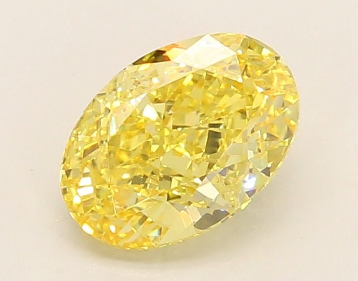 Loose Lab Diamond IGI Oval 1.54ct Fancy Vivid Yellow VS1: Loose Lab Diamond IGI Oval 1.54ct Fancy Vivid Yellow VS1 Loose lab-grown diamond with an oval cut, weighing 1.54ct in Fancy Vivid Yellow color and VS1 clarity, certified by IGI. Item Specifics: